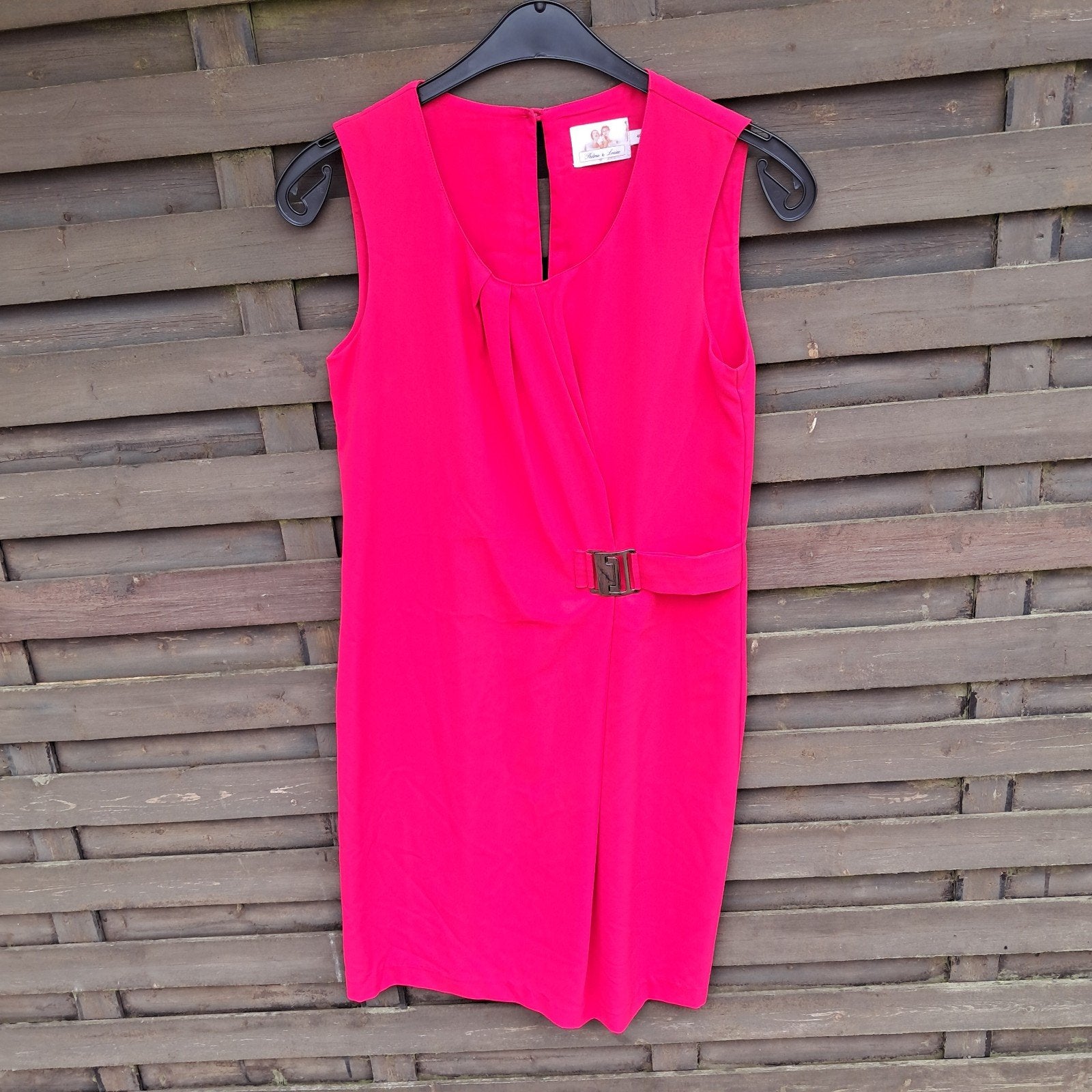 fuchia zomerkleed, Kleding | Dames, Thelma & Louise, Ophalen of Verzenden, Zo goed als nieuw, Maat 38/40 (M)