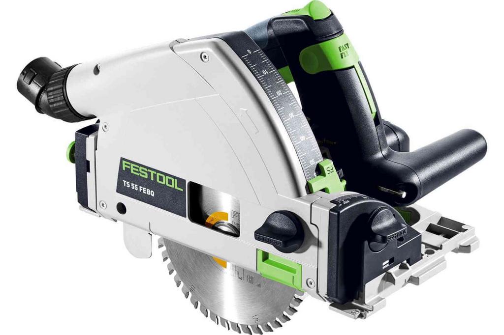 Festool invalcirkelzaag TS55F, Ophalen, Gebruikt