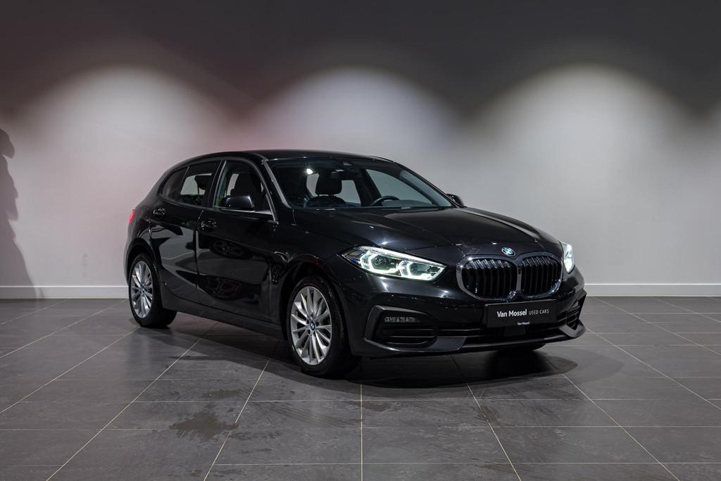 BMW 1-serie 118i Aut. | Carplay | Cruise | LED | LMV, Auto's, BMW, Gebruikt, Zwart, 5 zetels, 5 deurs