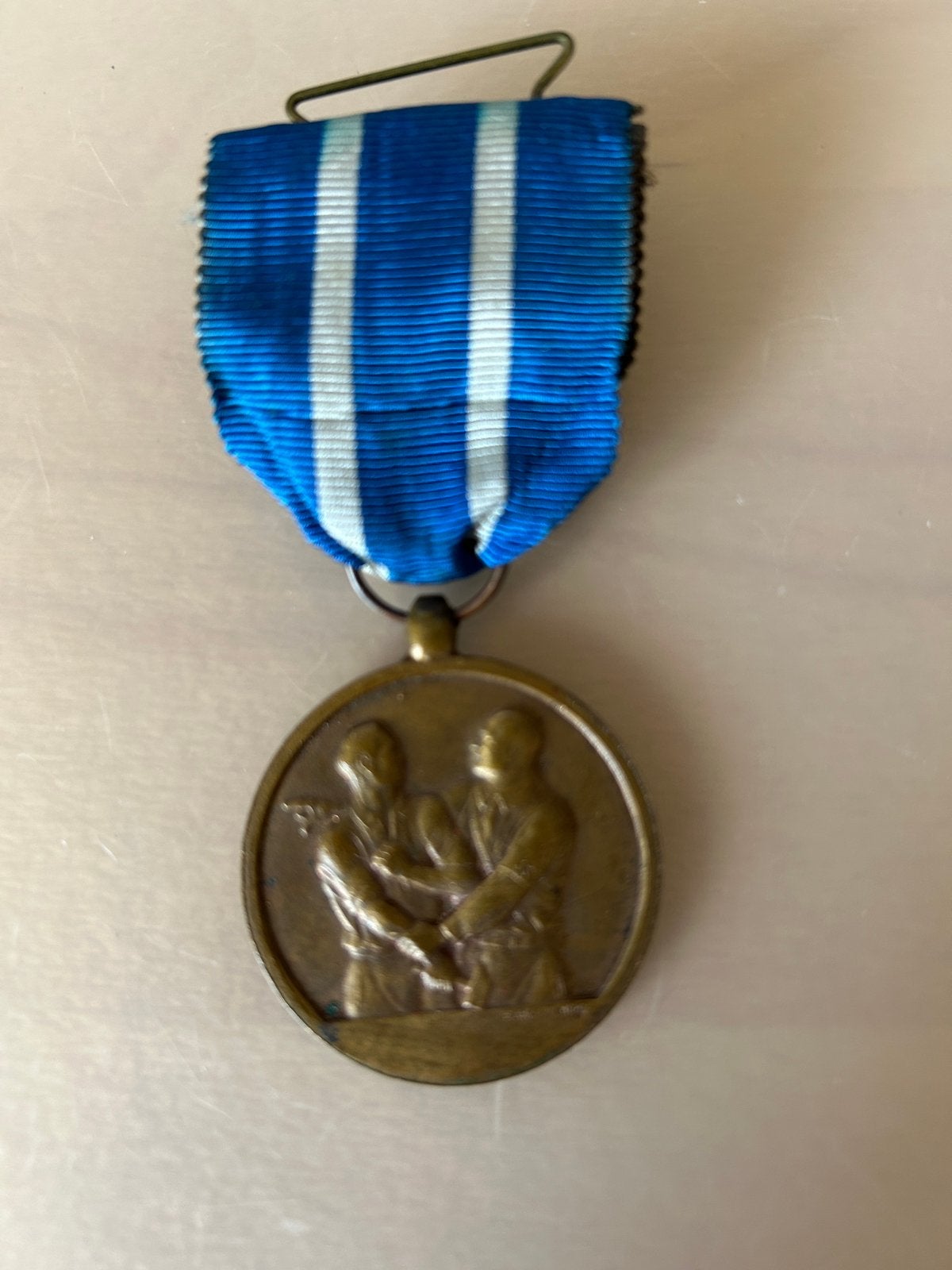 Belgische medaille voor deportatie en verplichte arbeid, Verzamelen, Militaria | Algemeen, Ophalen of Verzenden
