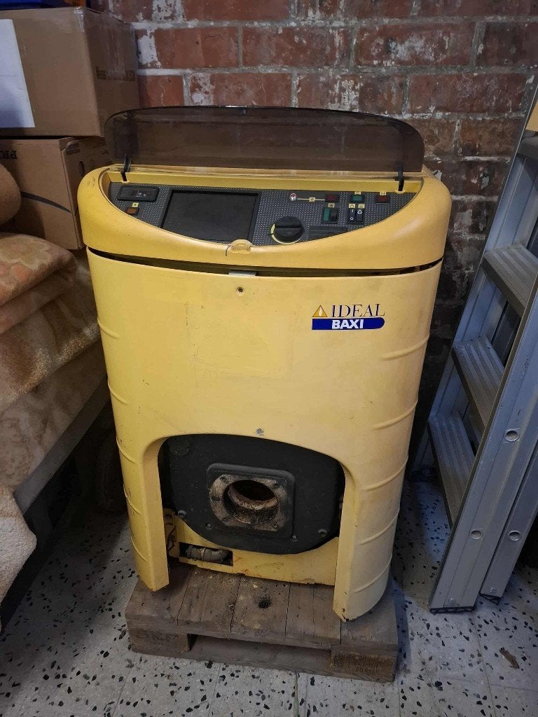 chauffageketel zonder brander, Ophalen, Gebruikt