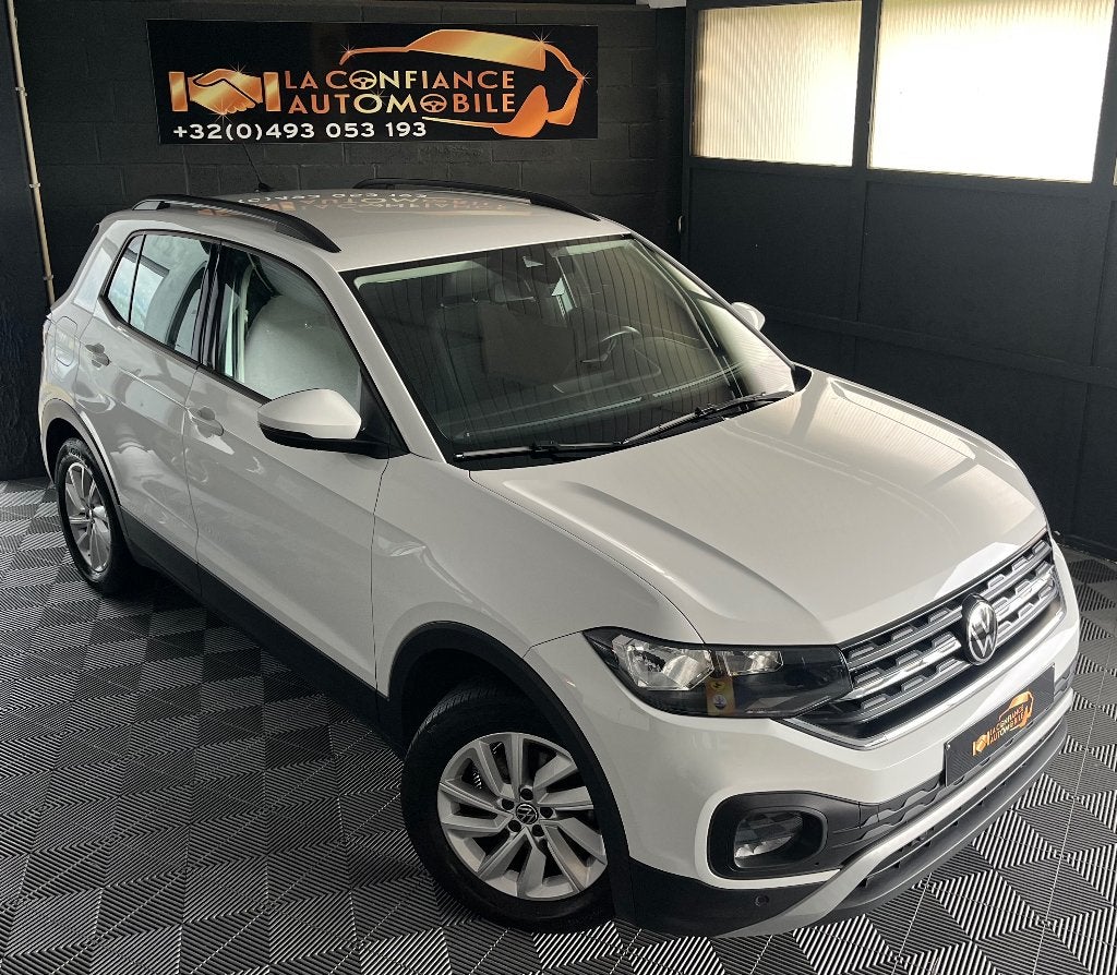 Volkswagen T-Cross 1.0TSI 1e eigenaar 1 jaar garantie, Auto's, Volkswagen, Voorwielaandrijving, Wit, 5 deurs, 3 cilinders
