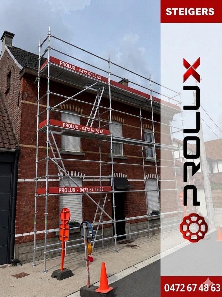Stelling - Steiger verhuur, Bricolage & Construction, Échafaudages, Enlèvement, Neuf, Échafaudage de toiture