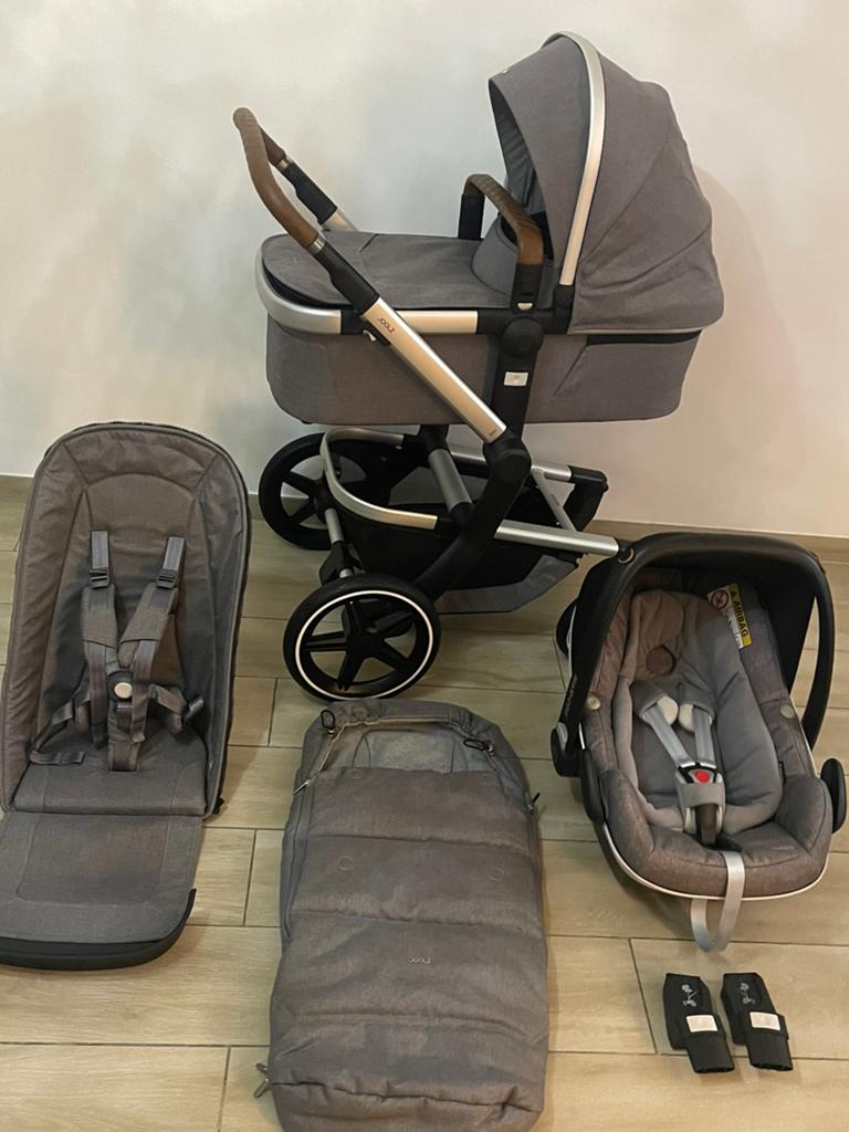 Joolz Day + Radiant Grey 3in-1 kinderwagen Compact Set, Babygeluk, Ophalen of Verzenden, Zo goed als nieuw, W