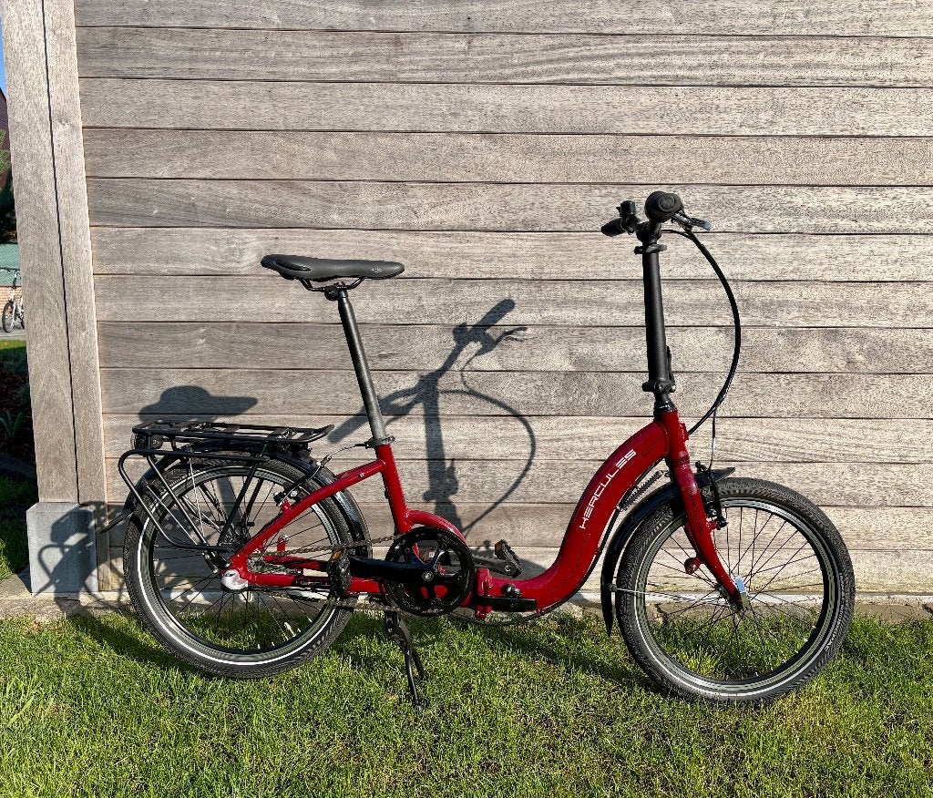 Hercules Versa R3 Deep Vouwfiets, Fietsen en Brommers, Ophalen, Versnellingen, Zo goed als nieuw, Totaal opvouwbaar