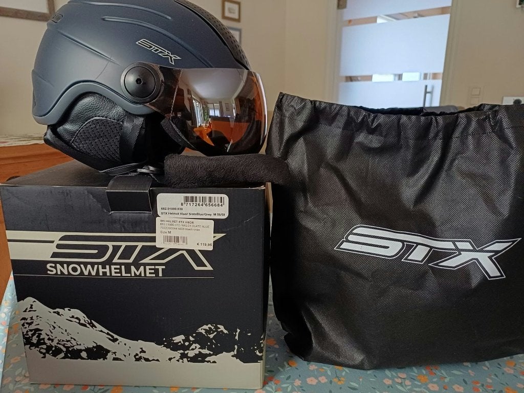 skihelm merk STX NIEUW maat M, Nieuw, Kleding, Ski, Ophalen