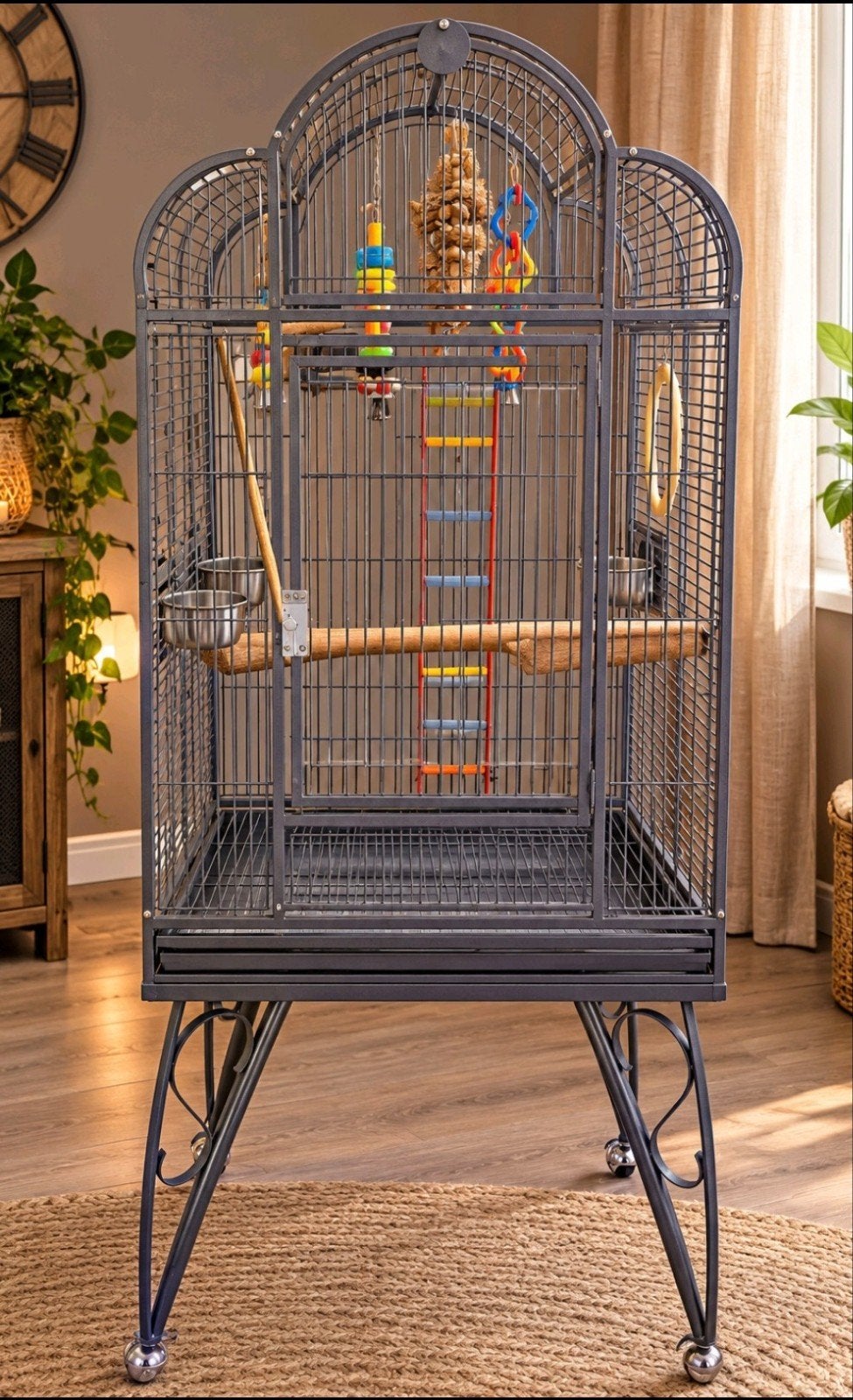 cage a oiseaux perroquet avec jouets et accessoires, Enlèvement ou Envoi