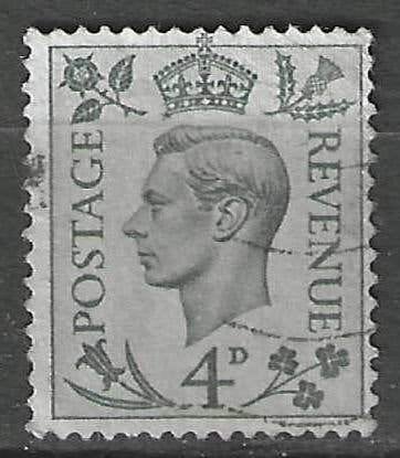 Groot-Brittannie 1937/1947 - Yvert 215 - George VI (ST), Verzenden, Gestempeld