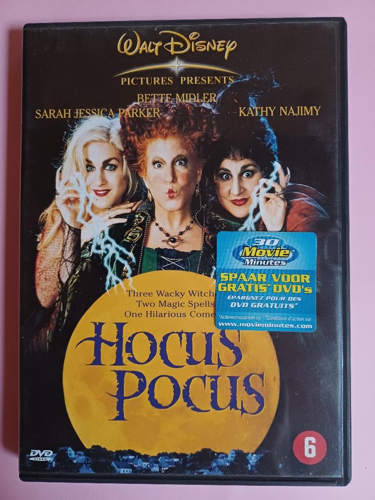 DVD Hocus Pocus Walt Disney, Ophalen of Verzenden, Zo goed als nieuw