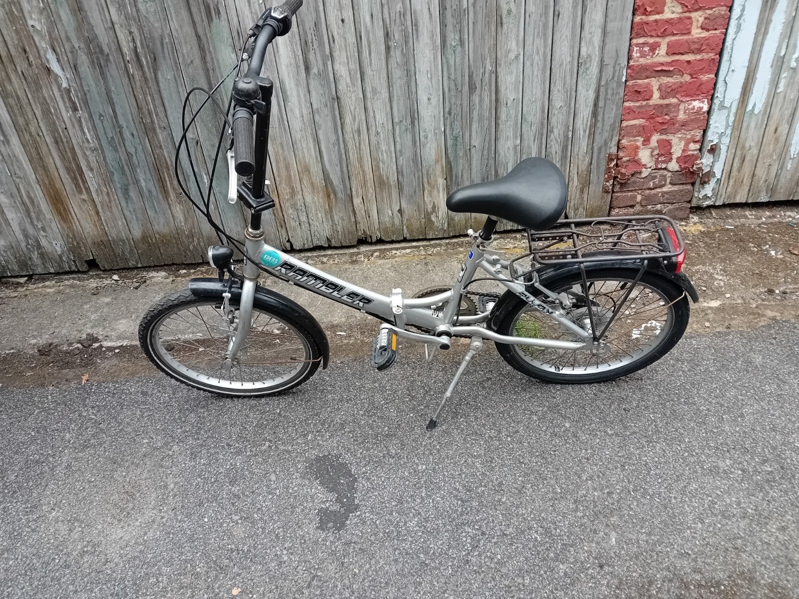 Plooifiets, Ophalen