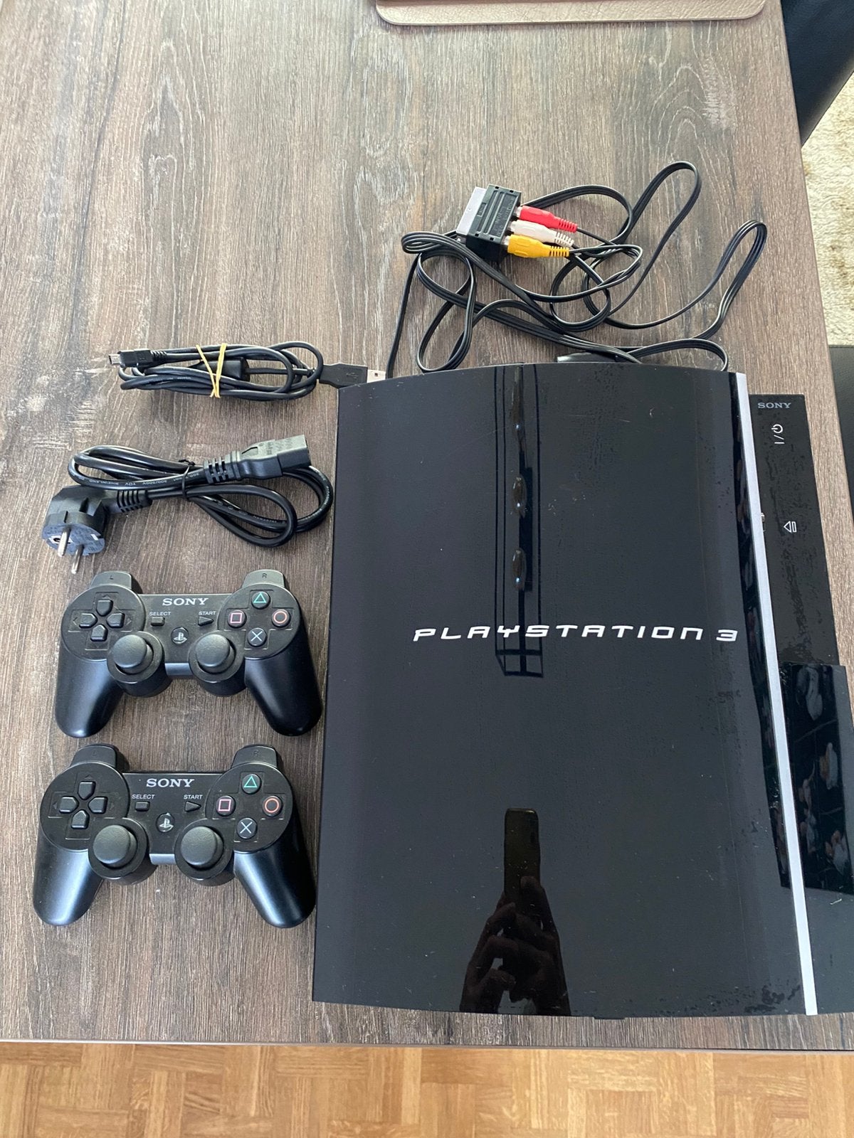 Playstation 3 + games en toebehoren, Ophalen, Gebruikt, Met 2 controllers, Met games