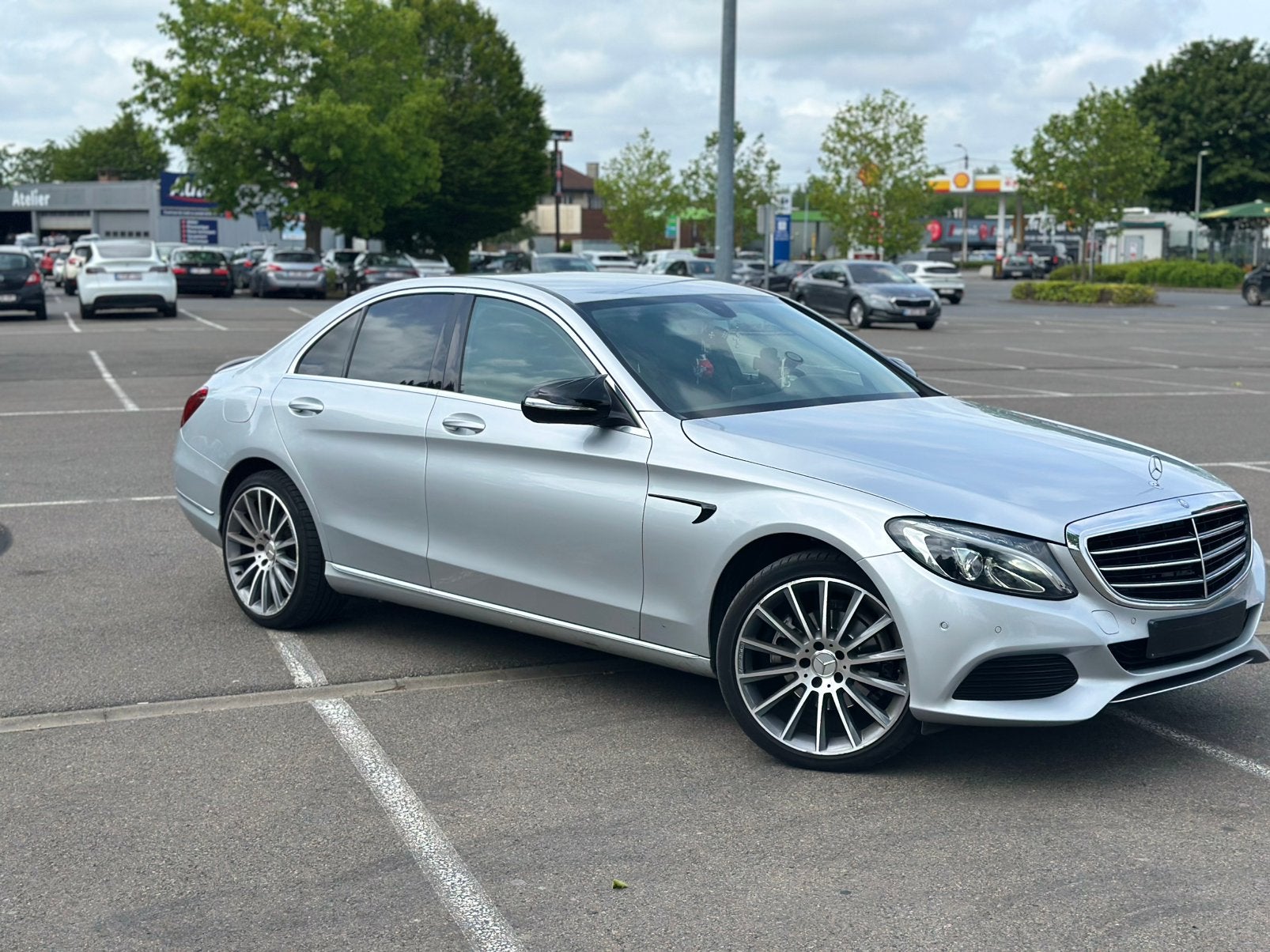 Mercedes C220 euro 6b prete a imatriculer, Argent ou Gris, Achat, Euro 6, Noir