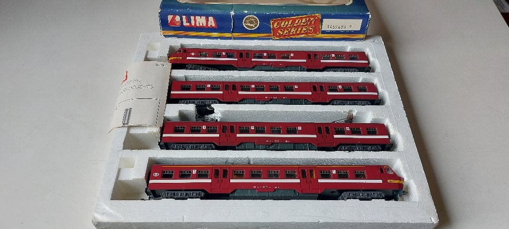 SNCB/NMBS LIMA RAME AUTOMOTRICE 806 BORDEAUX*HO*DC, Hobby & Loisirs créatifs, Trains miniatures | HO, Neuf, Courant continu, Set de Trains