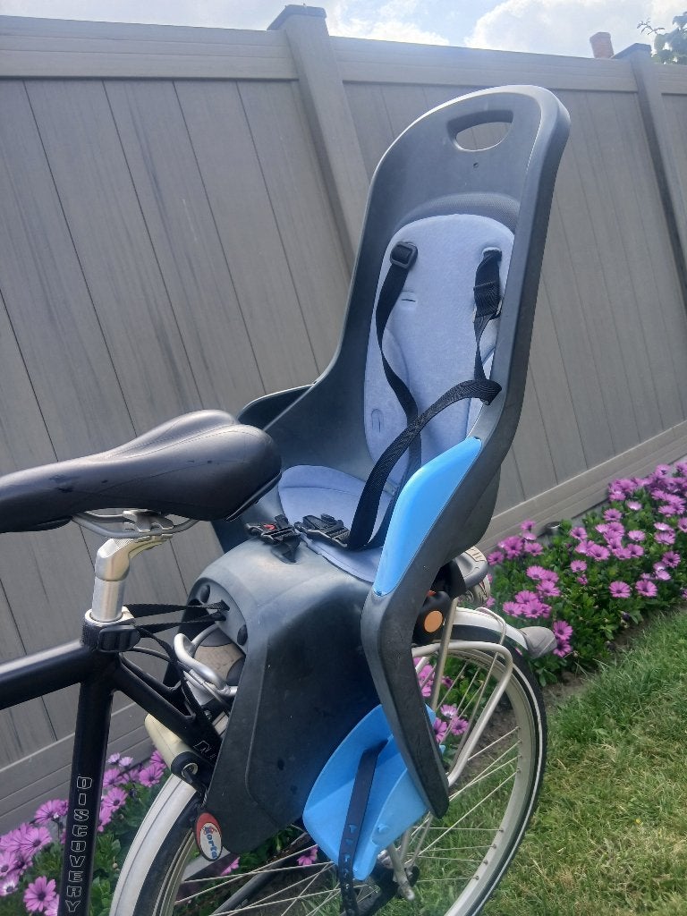 Fietstoel, Fietsen en Brommers, Fietsaccessoires | Fietsstoeltjes, Ophalen, Polisportcycle, Achterzitje, Gebruikt