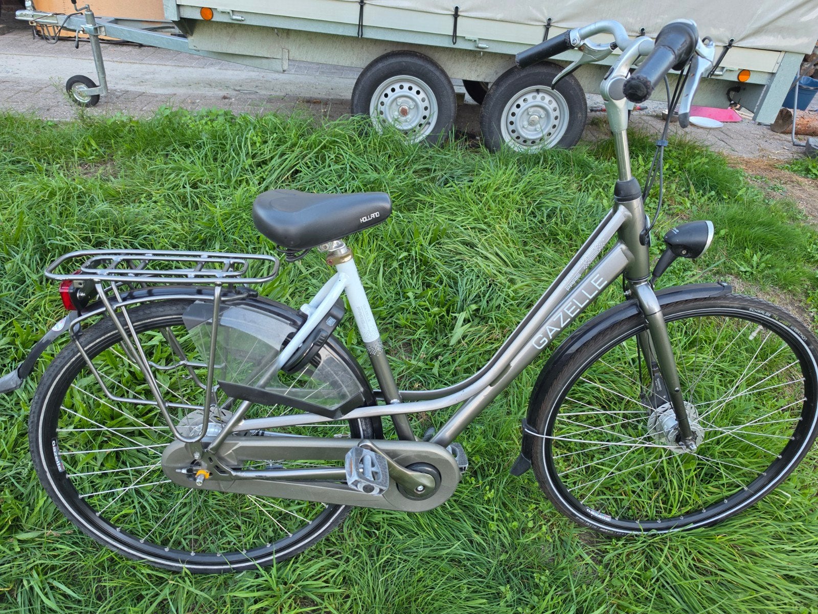 damesfiets gazelle paris 28" 53 cm, Fietsen en Brommers, Ophalen, Versnellingen, Gazelle, Trommelrem