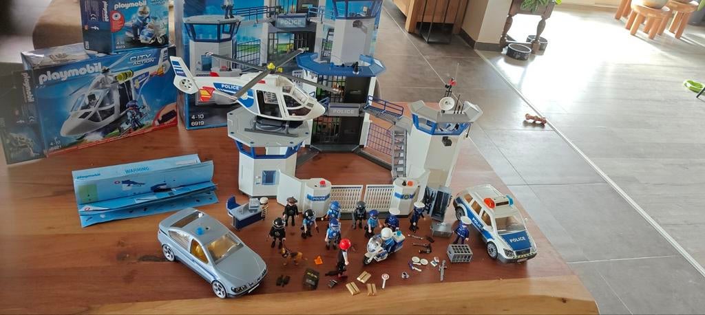 Playmobil enorm grote politie set met dozen, Ophalen of Verzenden