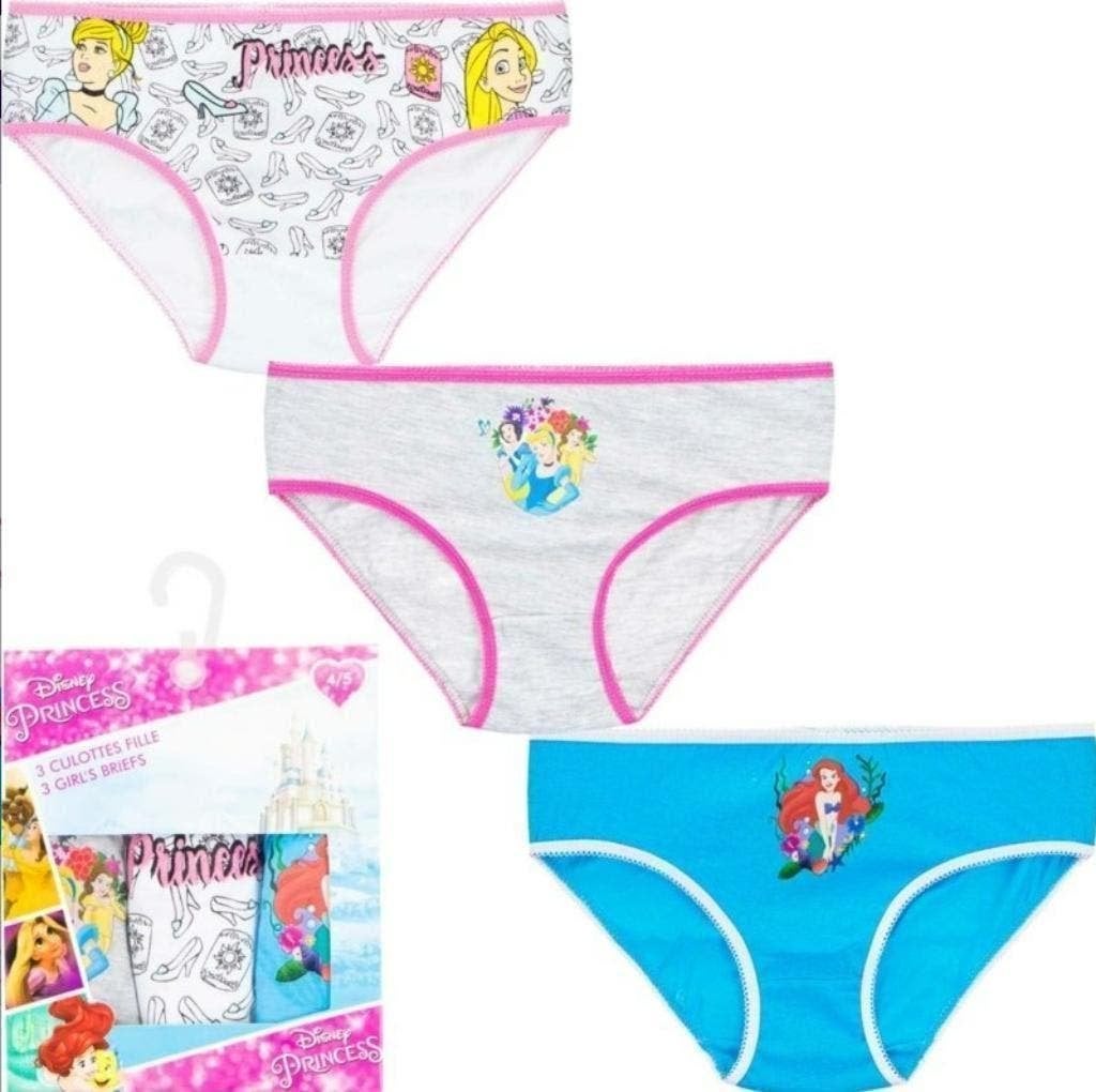 Disney Princess Onderbroeken (set van 3) - Mt 92/98-116/128, Kinderen en Baby's, Kinderkleding | Maat 116, Nacht- of Onderkleding