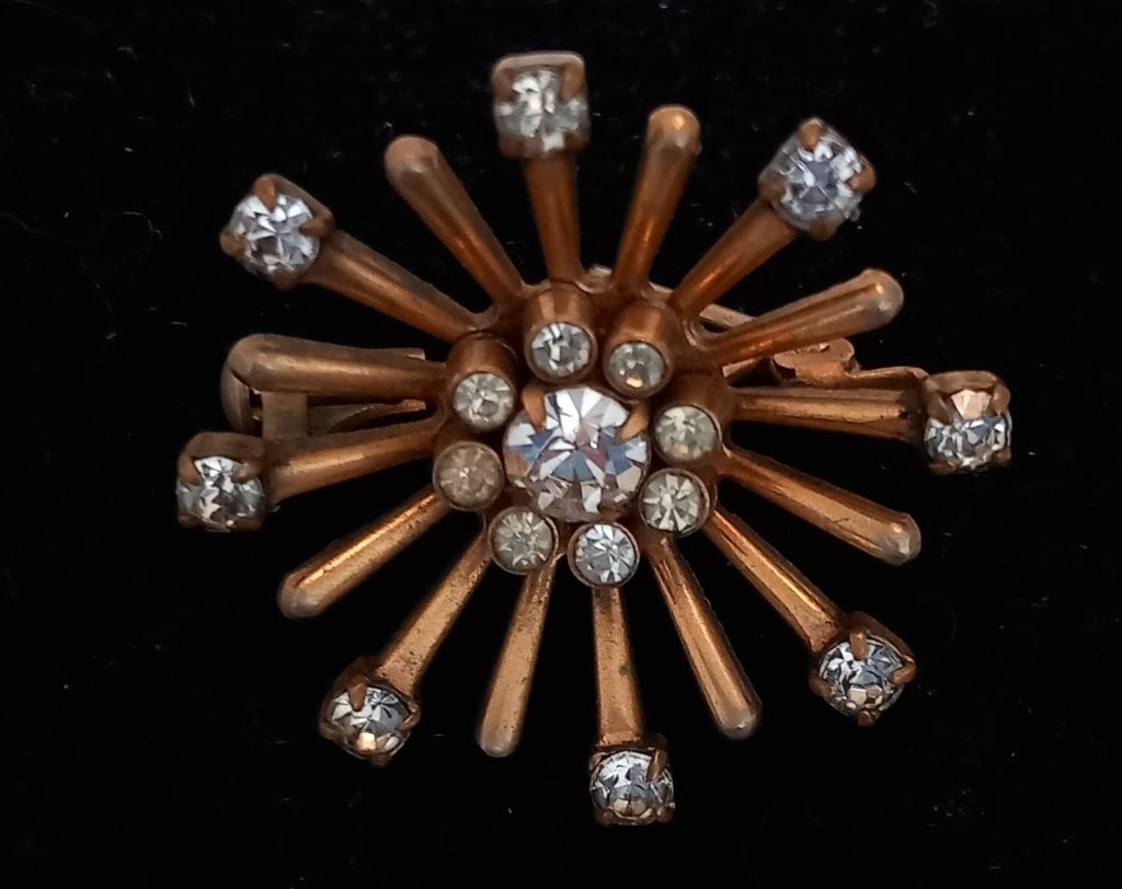 Broche spoutnik vintage 60', Enlèvement ou Envoi, Autres matériaux, Broche
