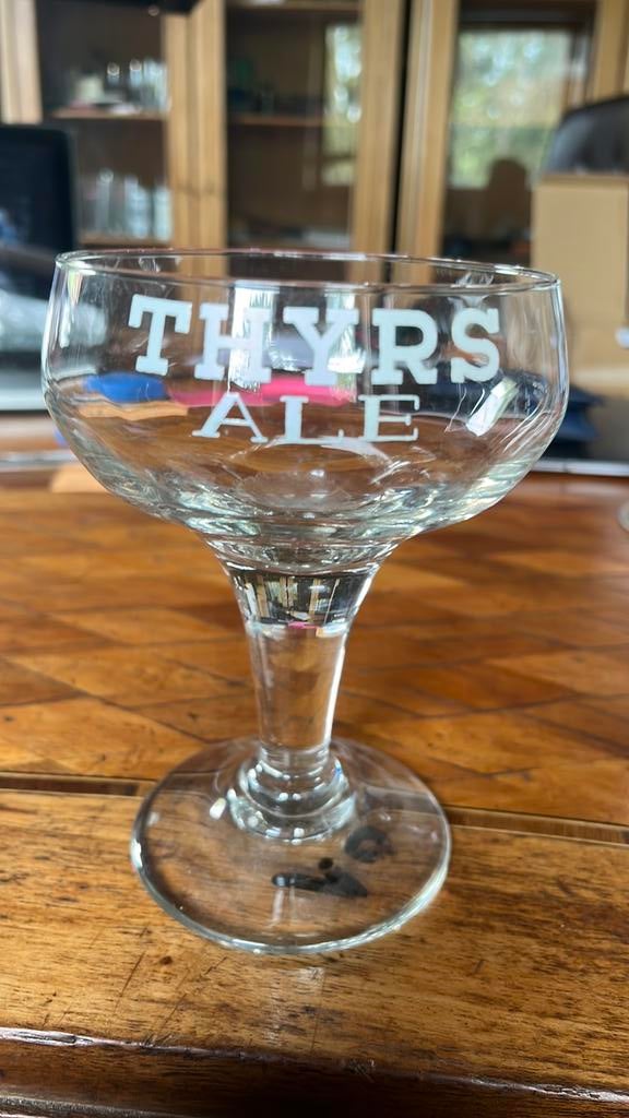 Brasserie bière Thyrs ale verre ancien, Enlèvement ou Envoi, Comme neuf