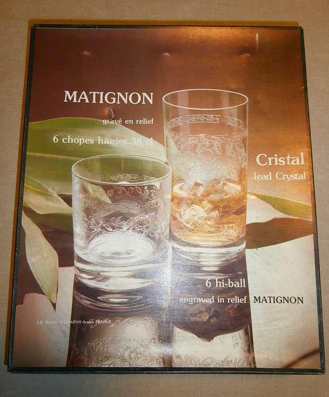 6 grote glazen, Enlèvement, Comme neuf, Verre à eau
