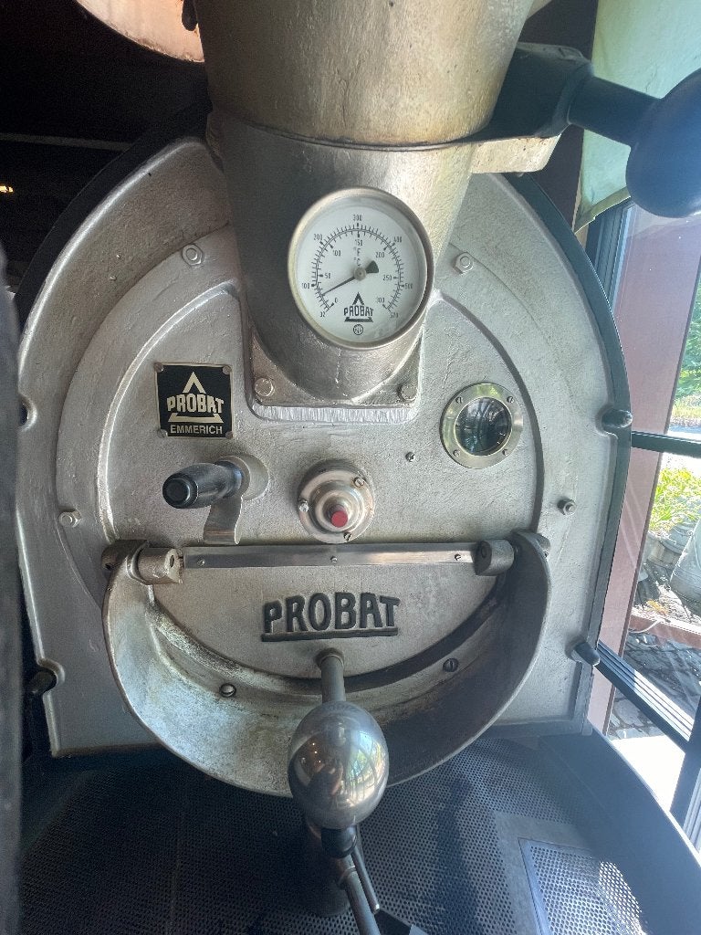 Koffie brander probat, Ophalen