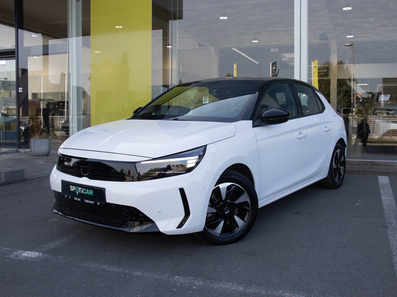 Opel Corsa-e GS 50kWh |CAMERA|AIRCO|, Auto's, Zwart, Wit, 5 deurs, Corsa