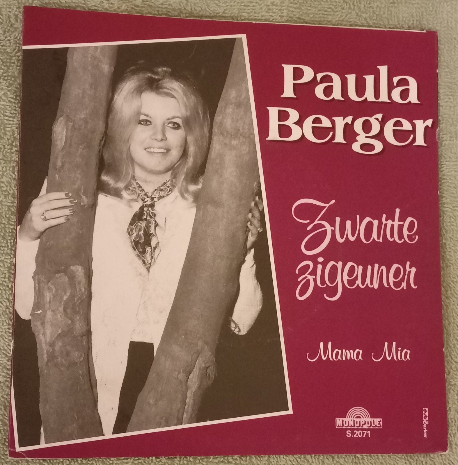 Single en vinyle Paula Berger Black gypsy 45t Monopole, Enlèvement ou Envoi, Single