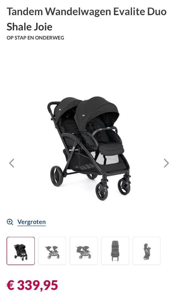 Buggy Duo, Enfants & Bébés, Buggys, Enlèvement, Comme neuf, Autres marques, Modèle duo