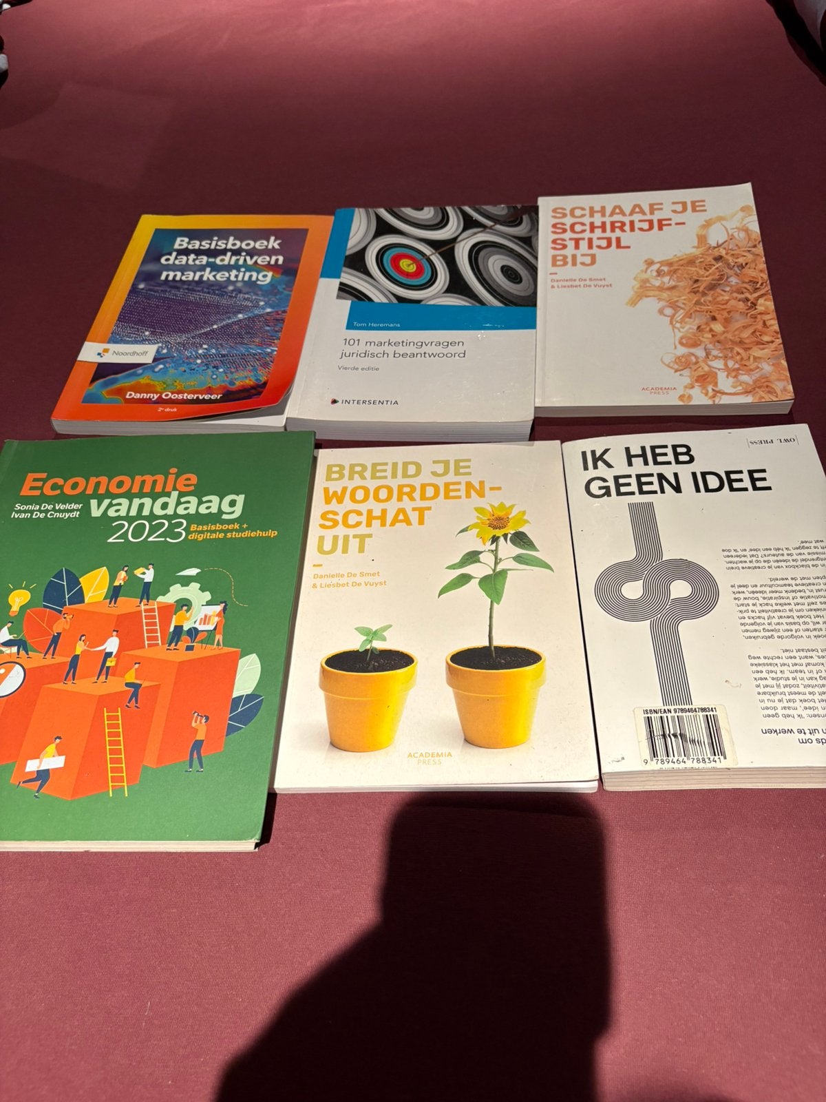 Studieboeken te koop bedrijfs- marketing, Boeken, Ophalen of Verzenden, Zo goed als nieuw
