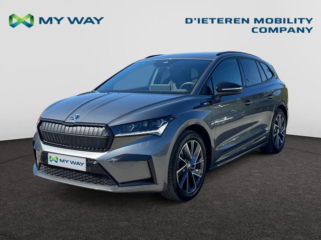 Skoda Enyaq Enyaq 82 kWh 85 Sportline, Auto's, Skoda, Automaat, Overige modellen, Lederen bekleding, https://public.car-pass.be/vhr/118f4655-a917-4e6a-b458-af9d5f52d566