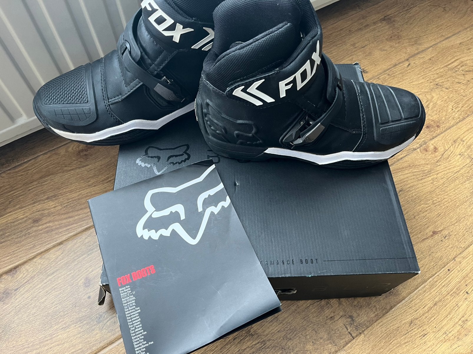 Zwarte fox bomber motor schoenen, Motoren, Kleding | Motorkleding, Ophalen of Verzenden, Nieuw zonder kaartje, Heren, Laarzen