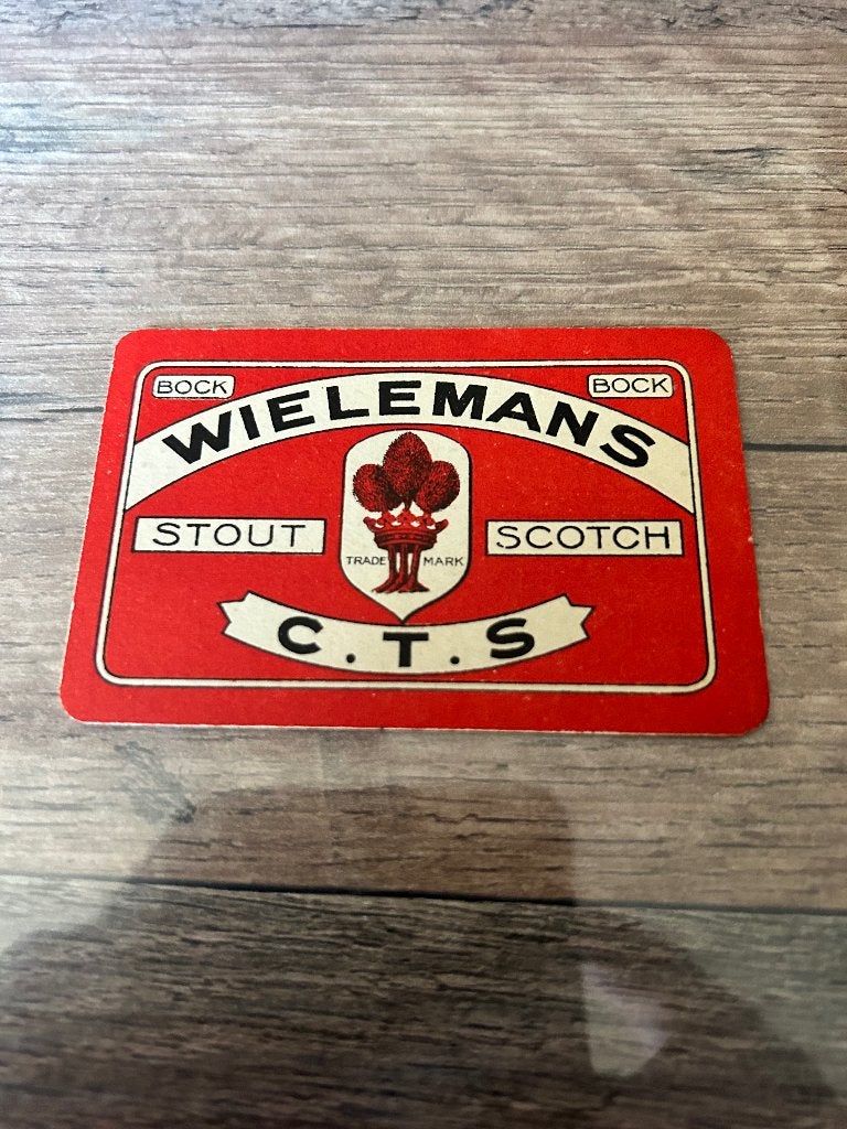1 speelkaart brouwerij wielemans brussel, Enlèvement ou Envoi, Comme neuf, Carte(s) à jouer
