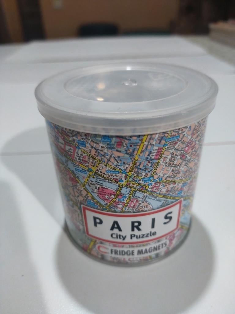 Aimant de réfrigérateur Paris City Puzzle inutilisé/neuf, Envoi