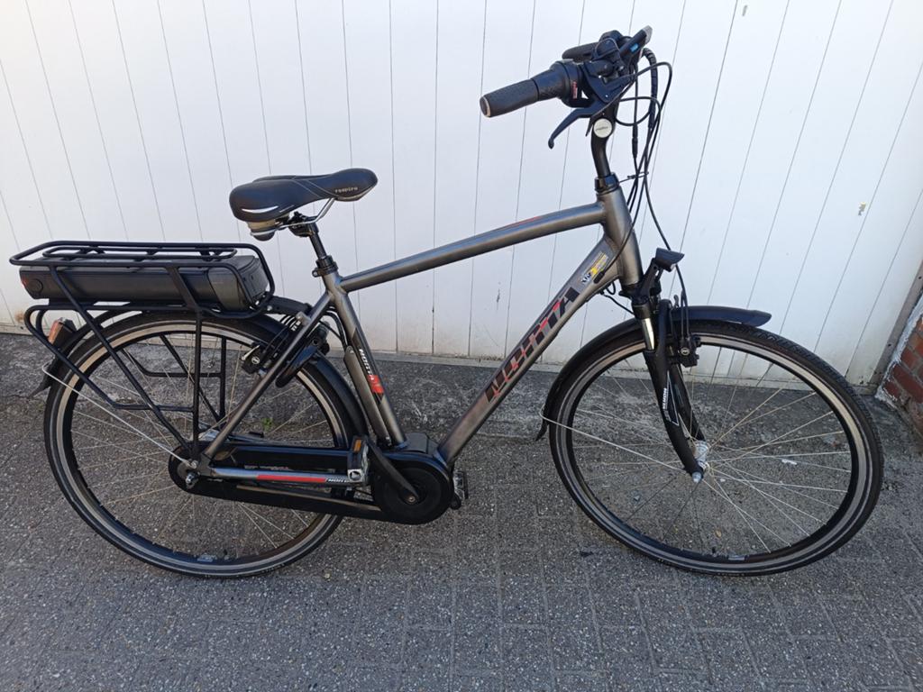 Elektrische fiets Merk Norta in zeer goede staat, Fietsen en Brommers, Ophalen, Gebruikt, 50 km per accu of meer