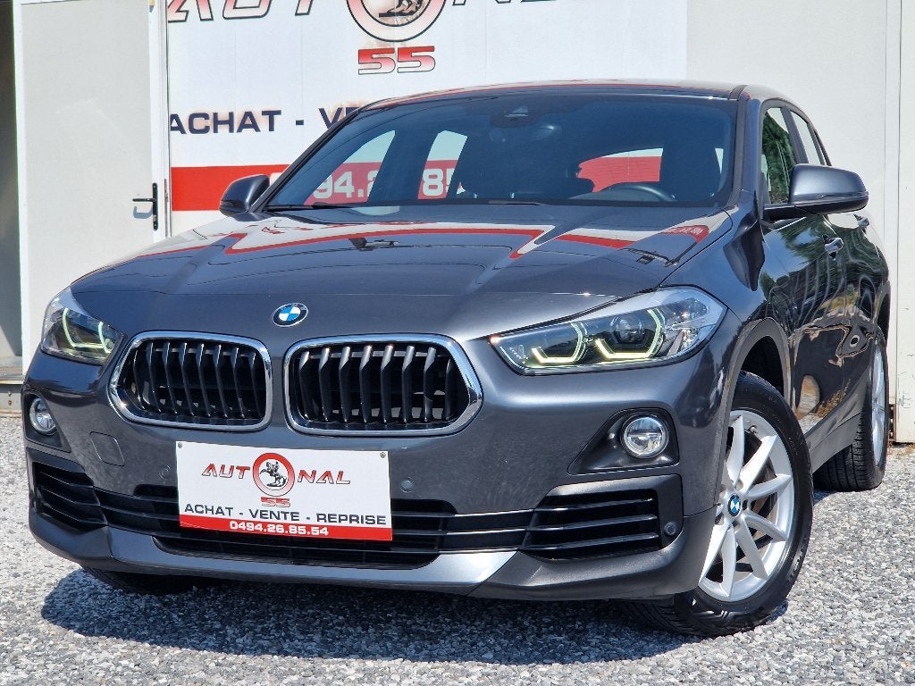 BMW X2 1.5iAS sDrive18 SPORT LINE*1 MAIN*XENON*GPS*CAMERA, Autos, 100 kW, Argent ou Gris, Euro 6, Entreprise