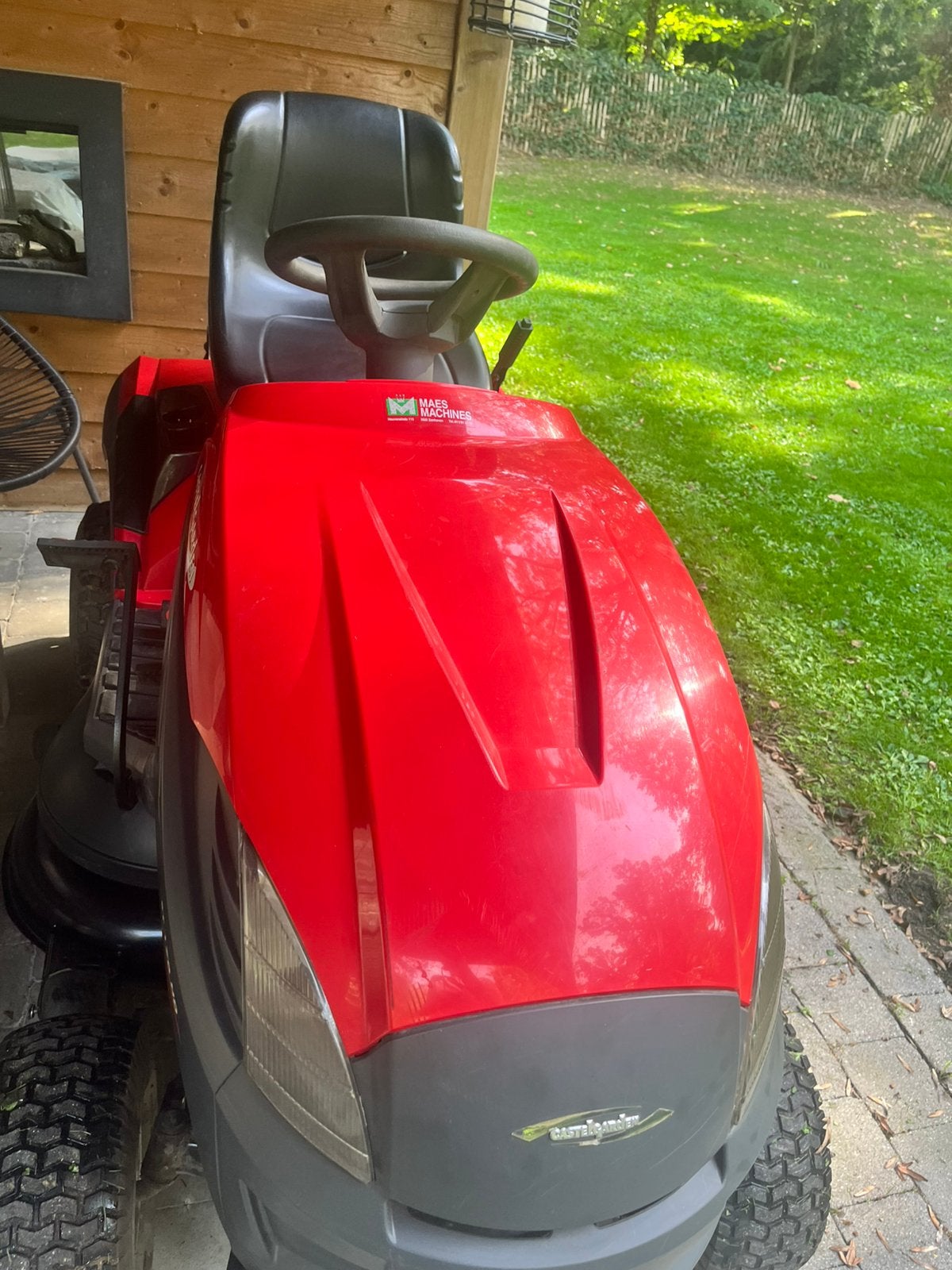 Zitmaaier Castlegarden xt 170 hd, Tuin en Terras, Ophalen, Gebruikt, Opvangbak, 90 tot 120 cm