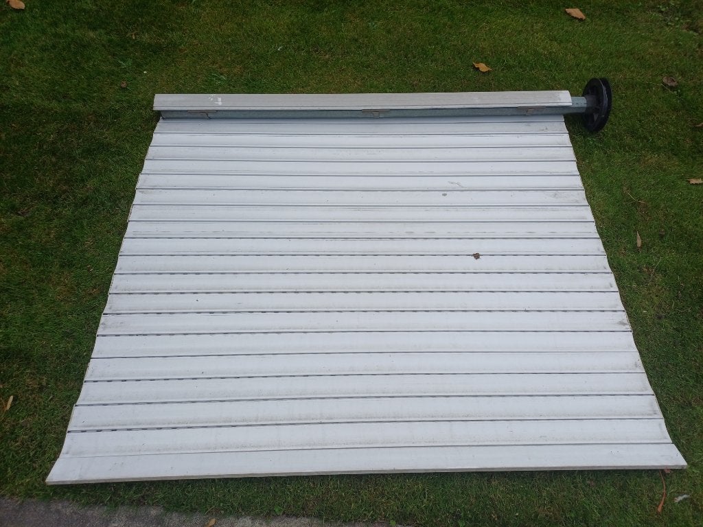 rolluik, Ophalen, Gebruikt, 150 tot 200 cm, Wit
