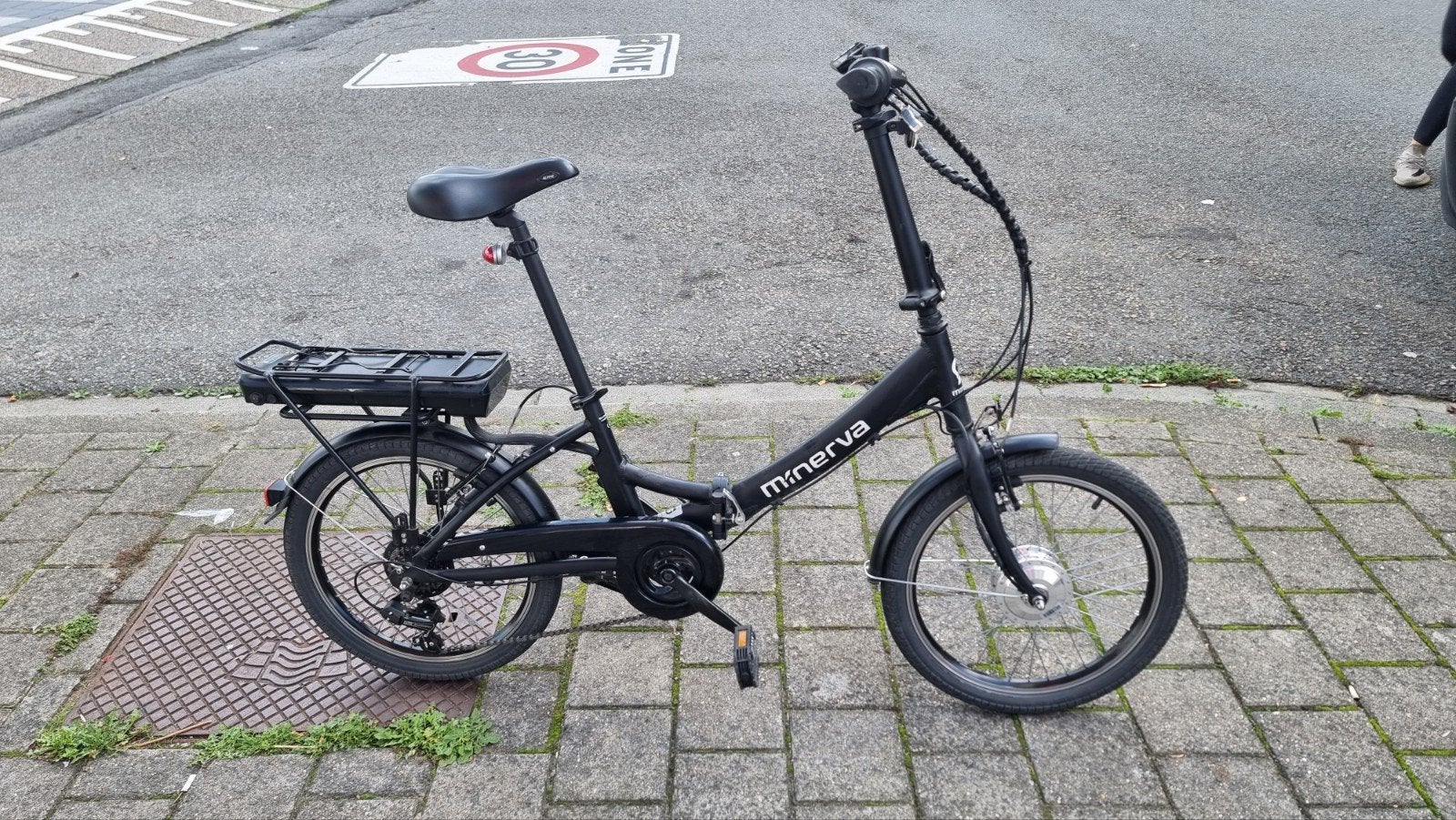 Minerva i-Foldo elektrische fiets, Fietsen en Brommers, Gebruikt, Velgrem, Versnellingen, Ophalen