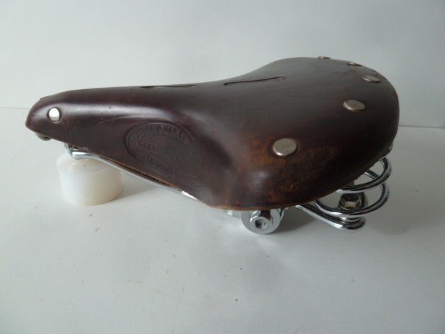 antieke fiets zadel leder oldtimer classic vintage, Ophalen of Verzenden, Zo goed als nieuw