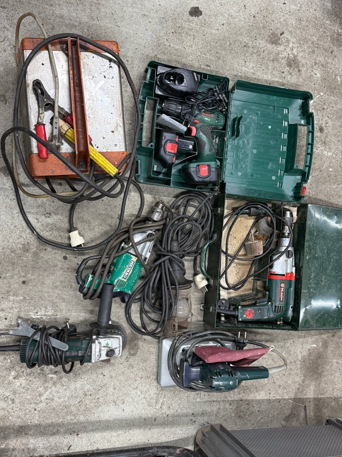 Partij electrisch gereedschap, Doe-het-zelf en Bouw, Ophalen, Zo goed als nieuw, Bosch