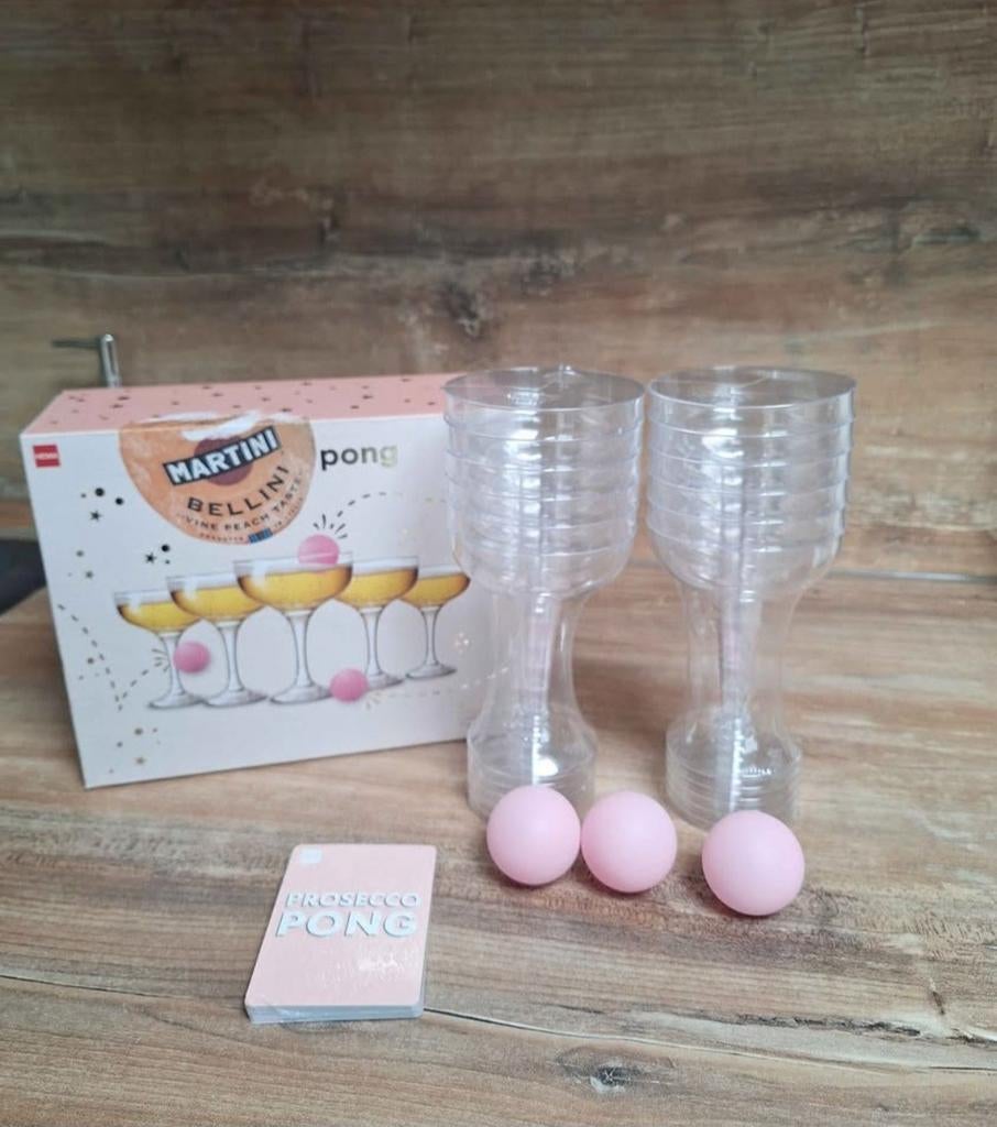 Nieuw spel prosecco pong, Hobby en Vrije tijd, Gezelschapsspellen | Overige, Ophalen