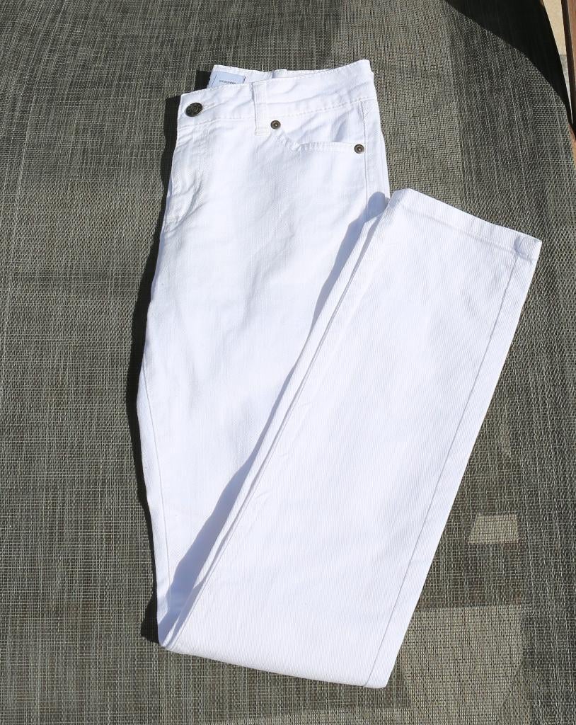 Jeans blanc T36, Enlèvement ou Envoi, Taille 36 (S), Essentiel la redoute, Comme neuf