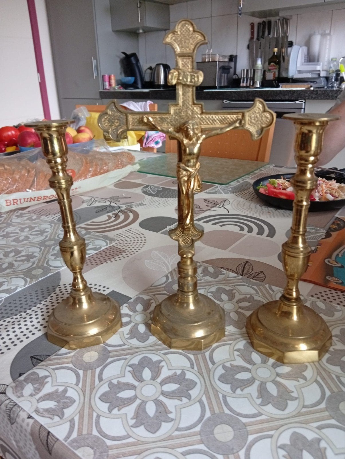 3-delige Antieke Altaarset, Ophalen