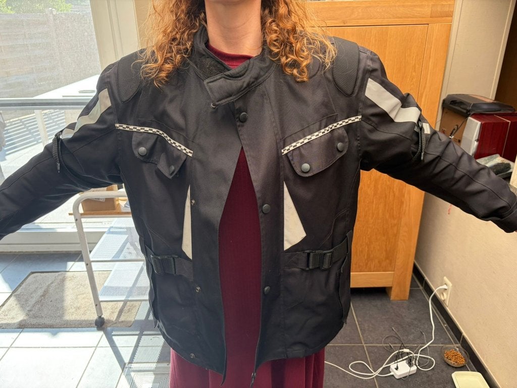 Motorjas maat XL - met uitritsbare binnenvoering, Enlèvement, Hommes, Aviatrix, Manteau | tissu