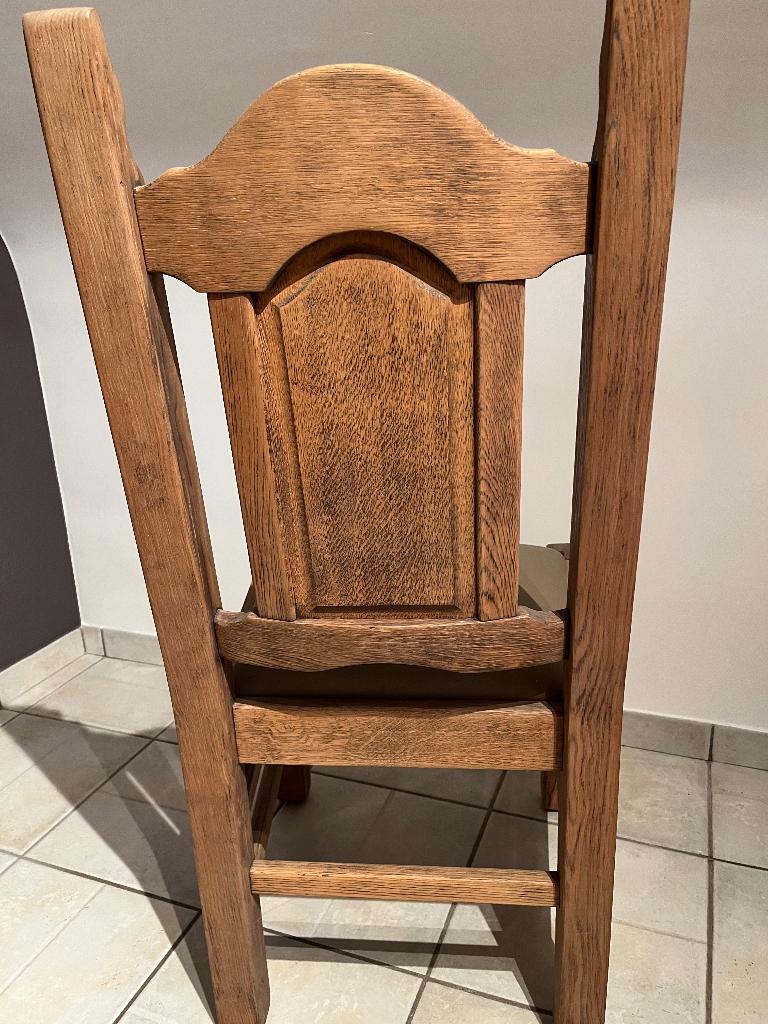 Stoelen, Brun, Enlèvement, Bois, Quatre