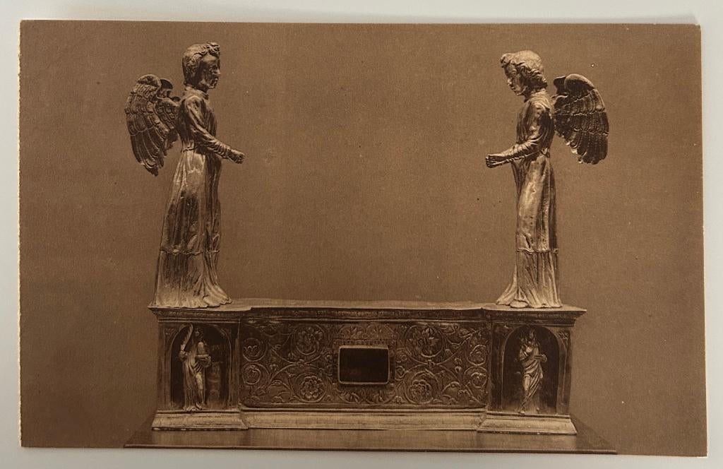 Postkaart Reliekhouder, Brugge, uit 1624, Verzamelen, Verzenden, 1960 tot 1980, Ongelopen, West-Vlaanderen