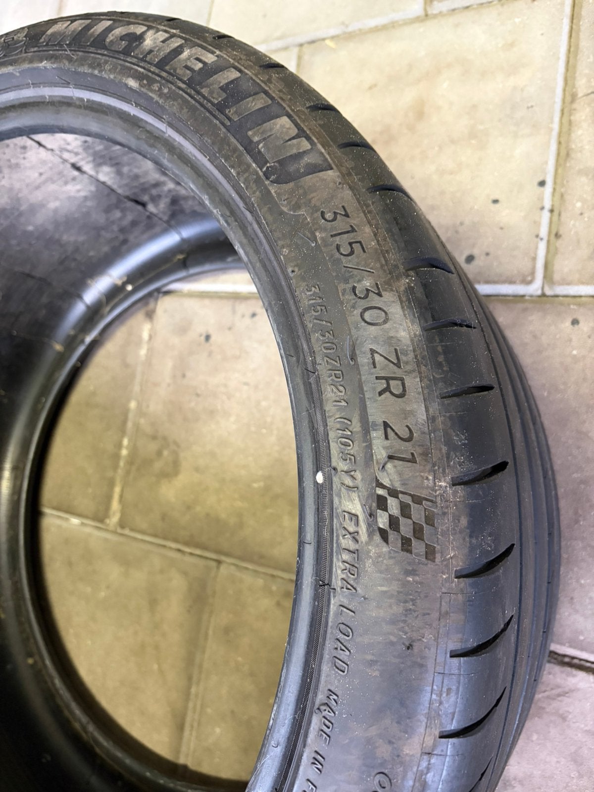 1x 315 30 21 Michelin Pilot Sport 4S 5.5mm, Auto-onderdelen, Banden en Velgen, Ophalen, Gebruikt, 21 inch, Band(en)