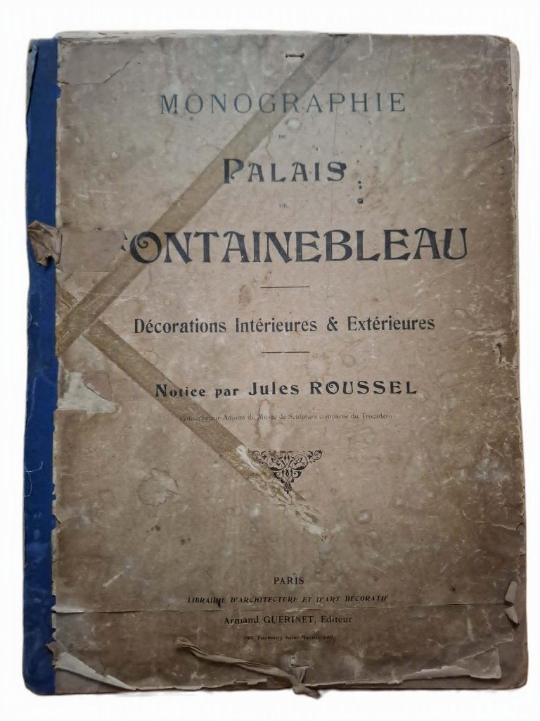 Monographie Palais de Fontainebleau 5e Série - J. Roussel, Boeken, Kunst en Cultuur | Architectuur, Ophalen of Verzenden