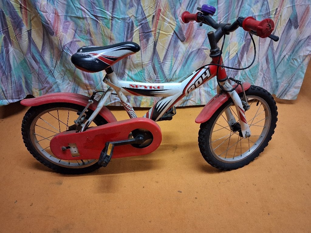 Kinder mtb 16inch, Gebruikt, Velgrem, Geen vering, Ophalen