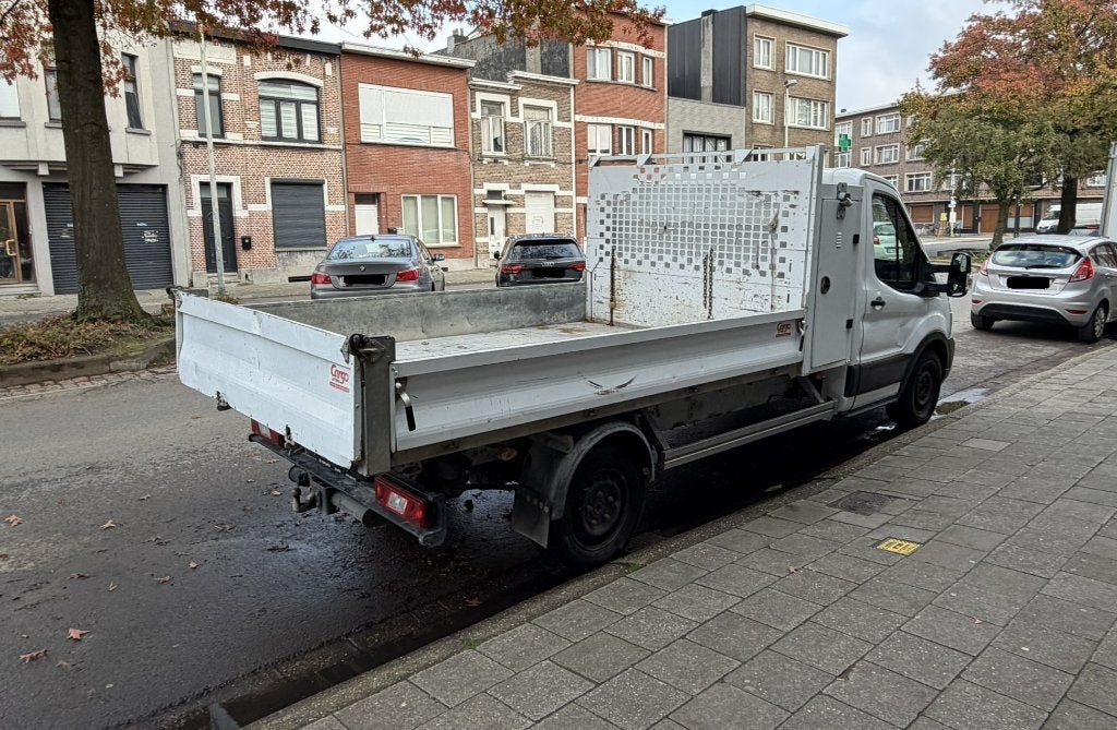 Ford Transit 2.0TDCI ***achterwaartse kipbak/ Navi/ Airco***, Auto's, Voorwielaandrijving, 1995 cc, 4 cilinders, 3000 kg